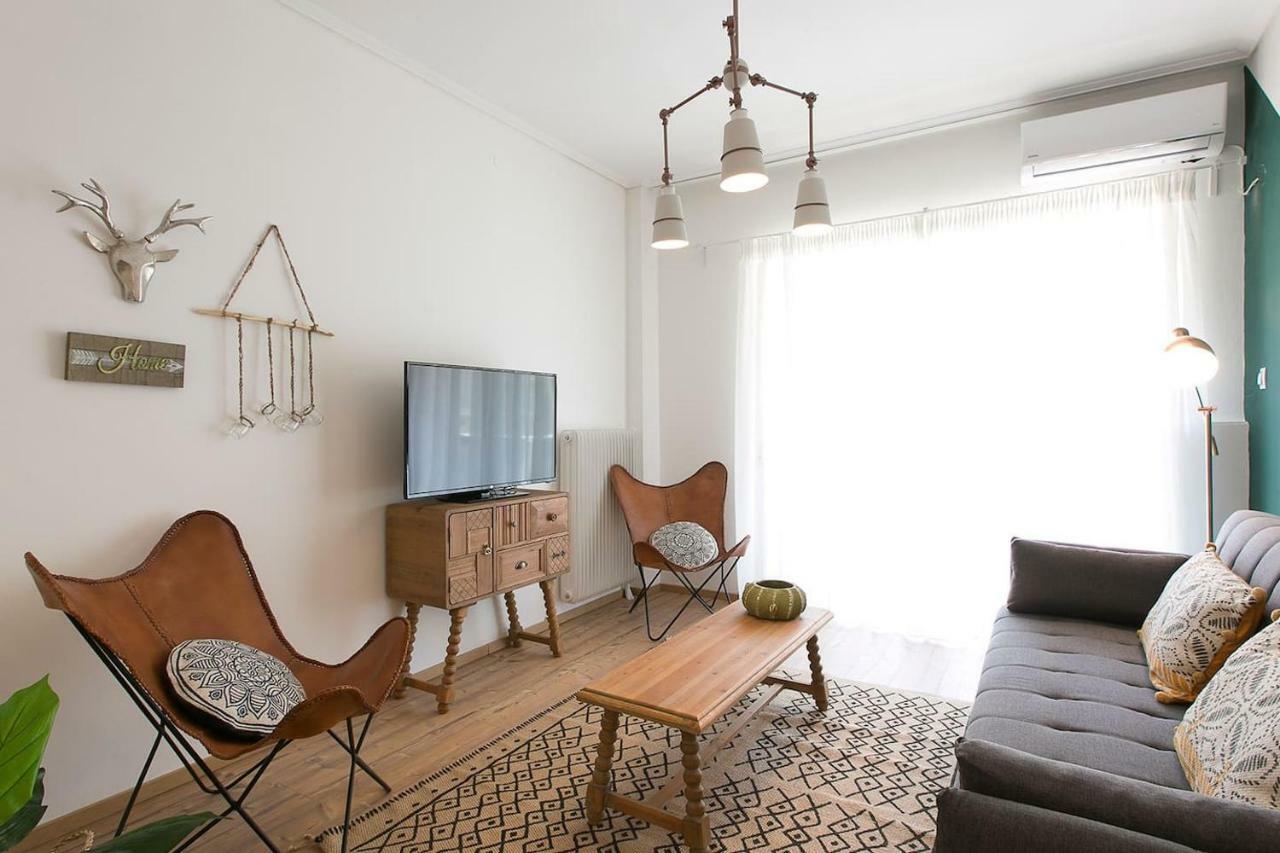 Boho Chic Apartment, Agia Sofia District #Feelslikehome Thessaloniki Exterior foto